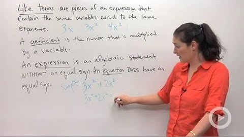 Simplifying Expressions and Combining Like Terms