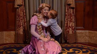 2 Year Old Boy Tries To Kiss Rapunzel