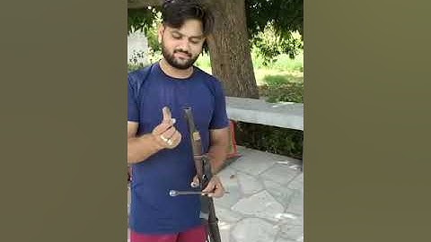 Enfield 1903 original muzzle loader gun .....topidar loding process