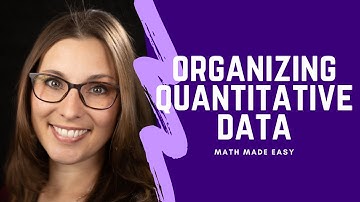 How to Organize Quantitative Data on a TI 84