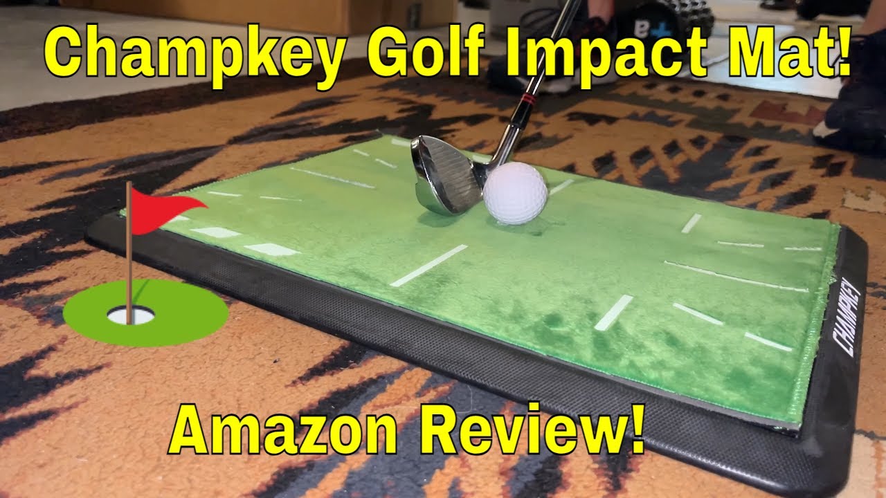 Champkey Golf Impact Hitting Mat Review! Amazon Golf Impact Mat Review