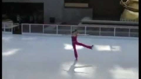 demo  - World Record figure skating spin and angular momentum conservation