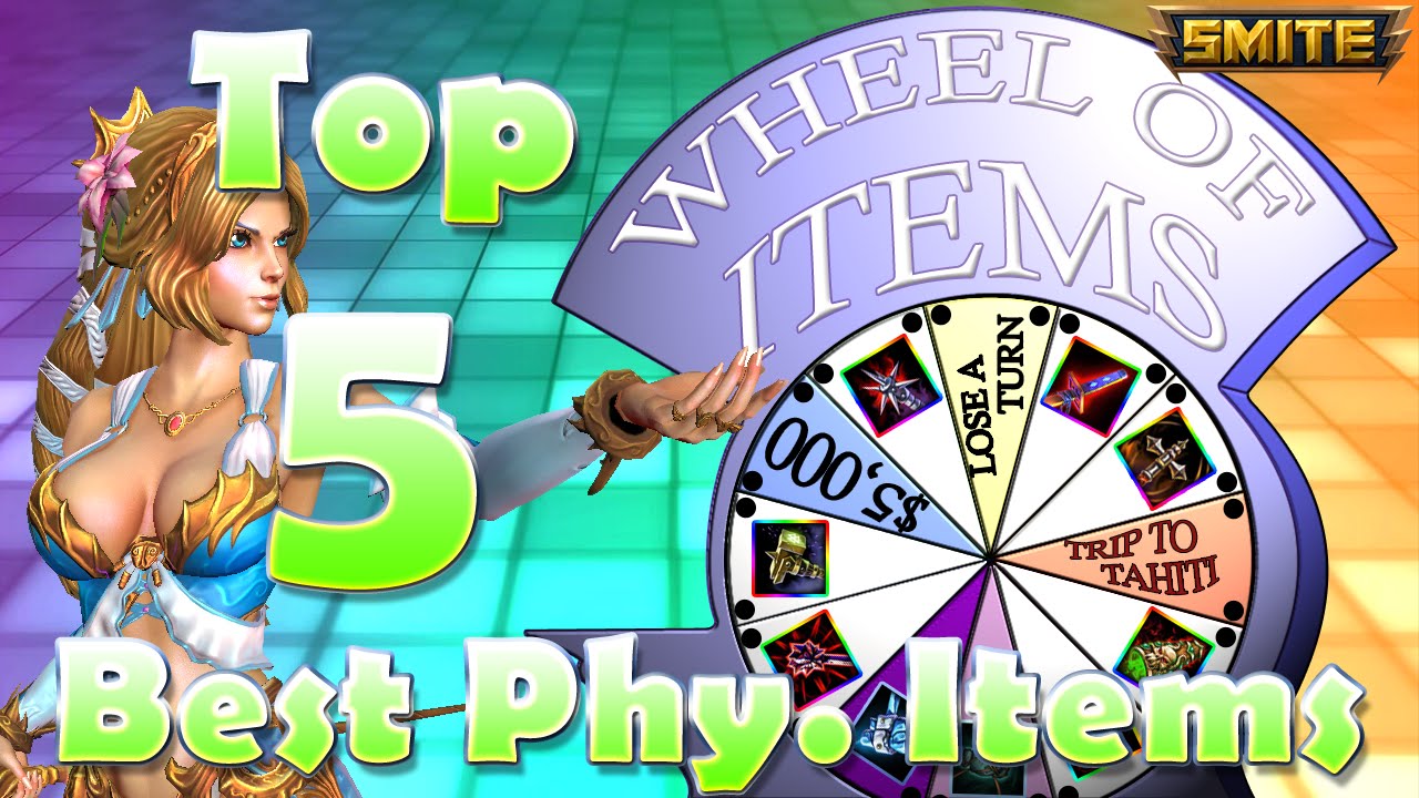 Top 5 List Best Physical Items [Smite] YouTube