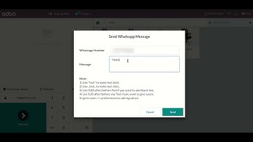 POS WhatsApp Integration Odoo