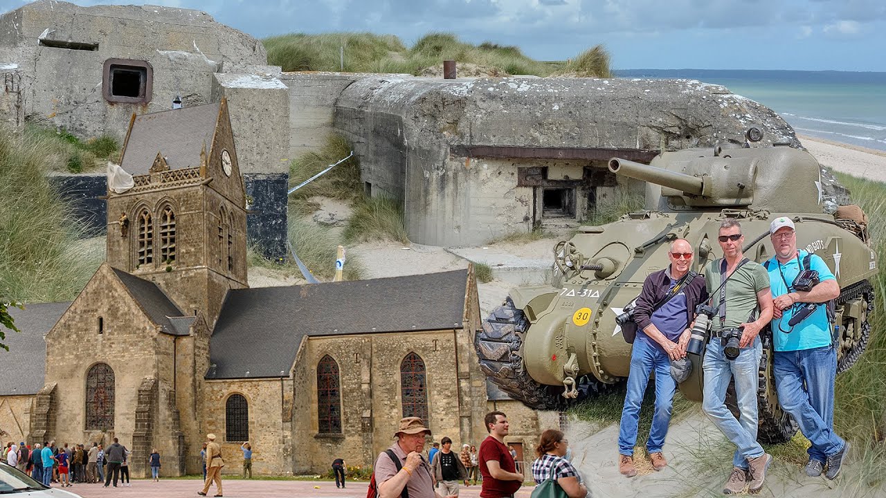 Normandië 75 jaar Dday Deel 2, Utah Beach, SainteMèreÉglise, Camp