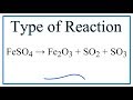 Decomposition Reactions in Chemistry