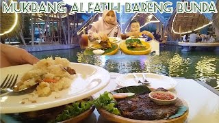 Mukbang Pecel, Ayam dan Ikan Bakar Bareng Bunda di Restoran Lembayung BENGKULU