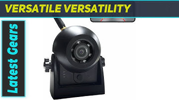 MHCABSR Wireless Magnetic Hitch Backup Camera - The Ultimate Reversing Companion!