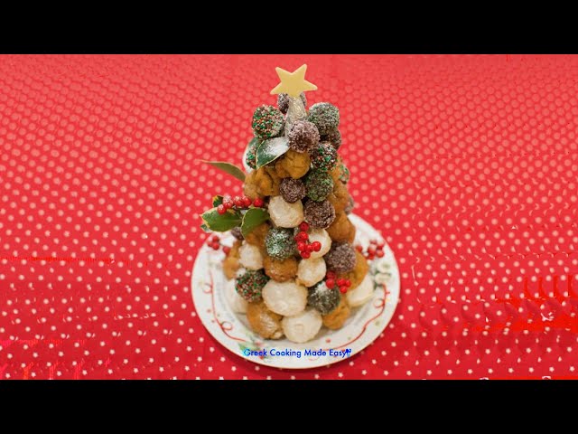 Christmas Tree Showstopper with Greek Xmas Cookies & Truffles - Χριστουγεννιάτικο Δέντρο Δημιουργία | Greek Cooking Made Easy