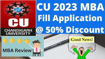CUCET 2023 MBA Registration (Started) - Chandigarh University 2023 Admission Procedure | CU 2023