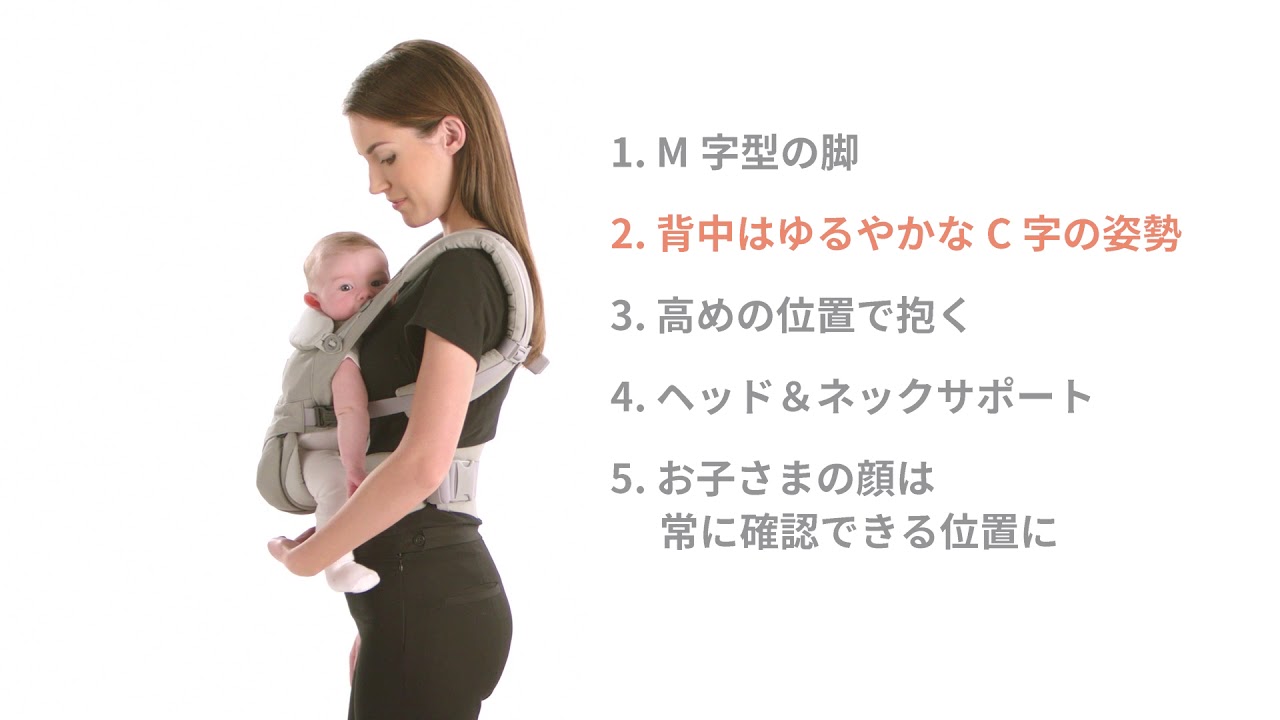 OMNI 360　 新生児の抱き方のチェックと調整方法