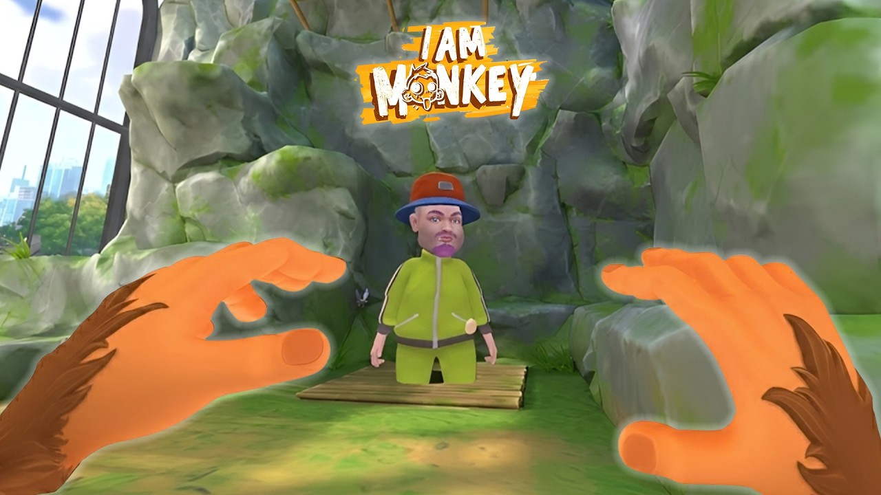 MONYET TARIK PENGUNJUNG!! I AM MONKEY