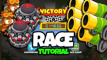 BTD6 Race || "Hardened Shell" in 01:48.66 (with Written Guide)