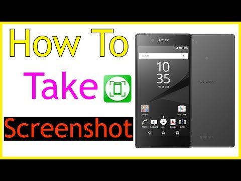 How To Take A Screenshot On SONY Xperia Z5