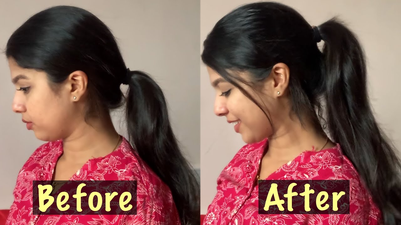 HOW TO: HIGH VOLUMINOUS PONYTAIL HAIRSTYLE||simple hairstyle Malayalam ...