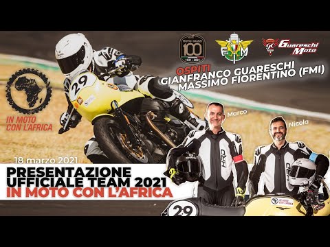 LIVEetto del 18 marzo 2021: presentazione ufficiale Team In Moto Con l'Africa