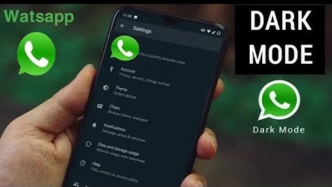 Whatsapp Dark mode | How to enable on ios and android #whatsappdarkmode by English tech video