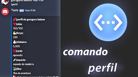 bdfd ep2:perfil criando bot pro discord