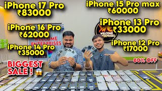 Biggest iPhone Sale Ever 🔥 I Cheapest iPhone Market | Second Hand Mobile | iPhone16 Pro iPhone 17