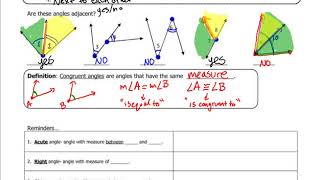 1.4 Notes: Classifying and Naming Angles by Patrick Ausel 420 views 6 years ago 28 minutes