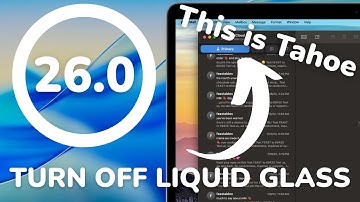 How to TURN OFF Liquid Glass in macOS 26 (PATCHED)