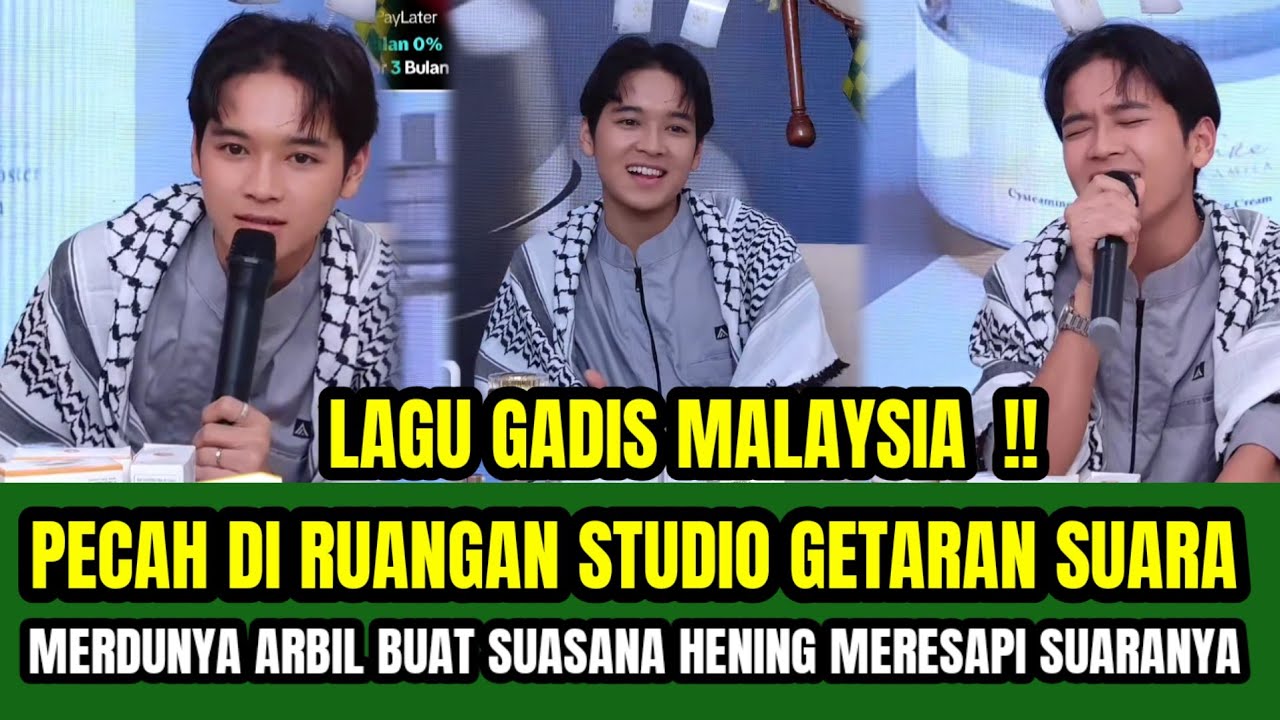 SUARA TEGANGAN TINGGI ARBIL BUAT RUANG STUDIO BERGETAR‼️ARBIL NYANYIKAN SEBUAH LAGU GADIS MALAYSIA  