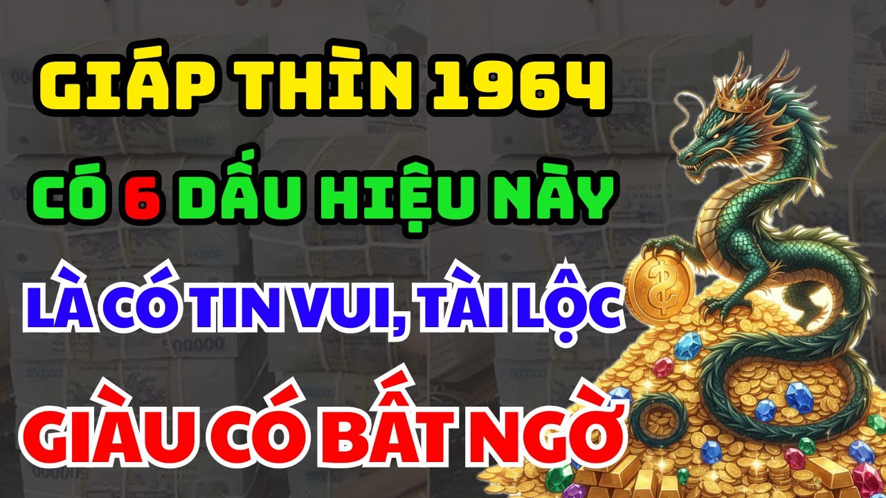 Tuổi GIÁP THÌN 1964 – 6 Dấu Hiệu Trời Phật Báo Tin: Nửa Đời Gánh Nghiệp, Hậu Vận Hưởng Phúc Dày!