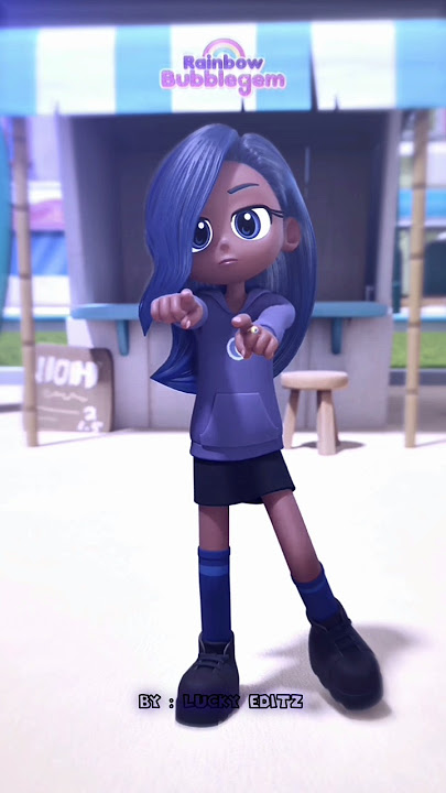 [JJ Indigo Keen 🖤 #3] : Rainbow Bubblegem 🌙🎩 #shorts #rainbowbubblegem #jedagjedug #jjkece #edits