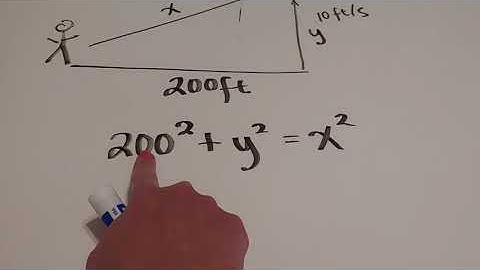 Related Rates Right Triangle Example