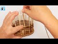 Basket weaving for beginners | Do it yourself | DIY home decor| How to basket making