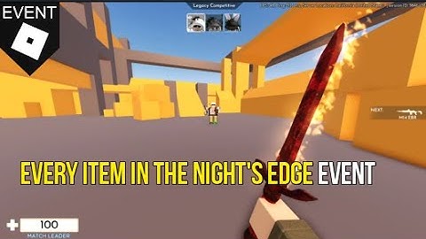 EVERY ITEM IN THE NIGHT