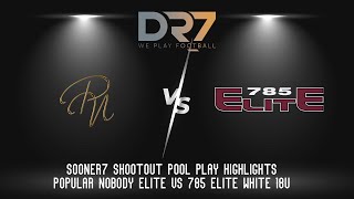 SOONER7 SHOOTOUT HIGHLIGHTS - 18U POPULAR NOBODY VS 785 ELITE WHITE