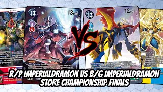 R/P Imperialdramon vs B/G Imperialdramon Store Championship Finals (Digimon TCG EX3)