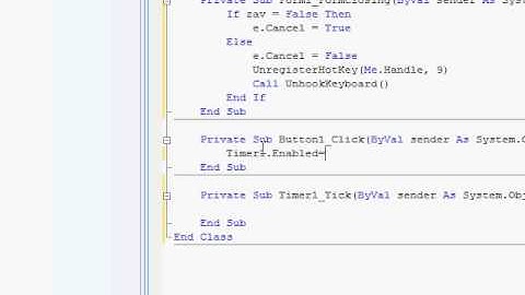 vb.NET - How blocking cursor