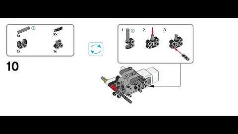 LEGO MINDSTORMS EV3 Building Instructions Medium Motor Driving Base   Robot Educator 45544