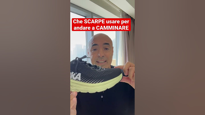 🔴🔵 Che SCARPE usare per andare a CAMMINARE