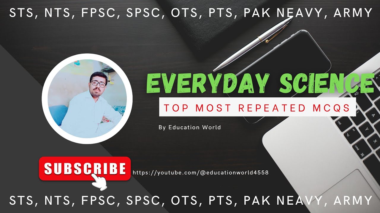 Most Repeated MCQS of Everyday Science | Everyday Science MCQS for Jobs