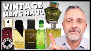 MASSIVE MEN'S VINTAGE/CLASSIC FRAGRANCE HAUL + Discontinued Men's Fragrances, Classic Femme Perfumes