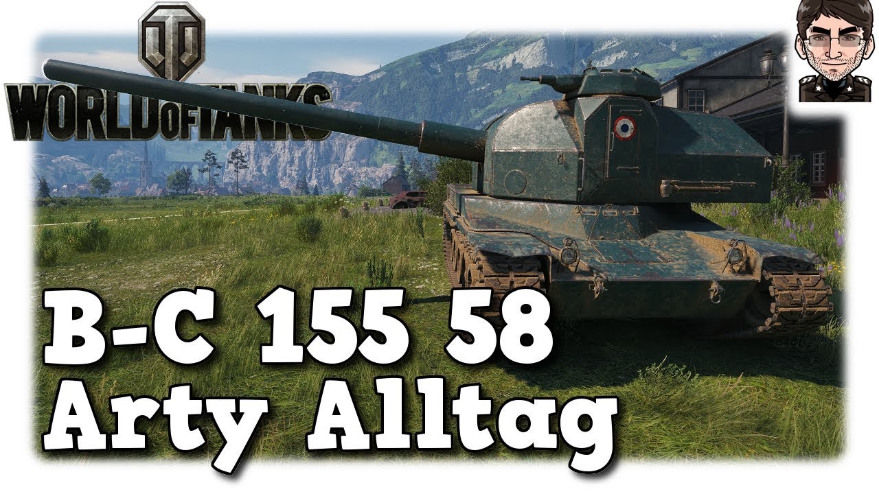 lets play a little game World of Tanks - Bat.-Châtillon 155 58, Arty Alltag auf Tier 10 [deutsch | gameplay]