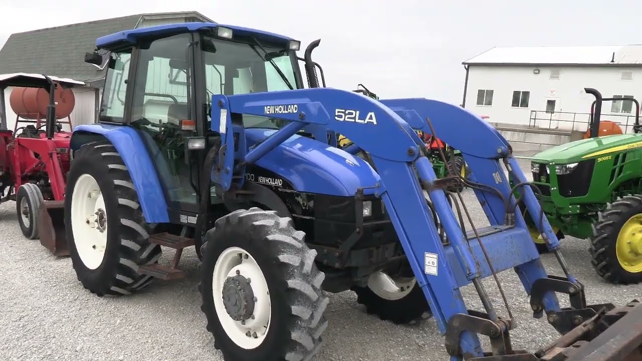 2000 New Holland TL100 Tractor w/ Cab & Loader! No Emissions! For Sale by Mast Tractor Sales