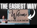 How to Cut a Large Design with Siser Romeo | The Easiest Way to Make an Outdoor Mat