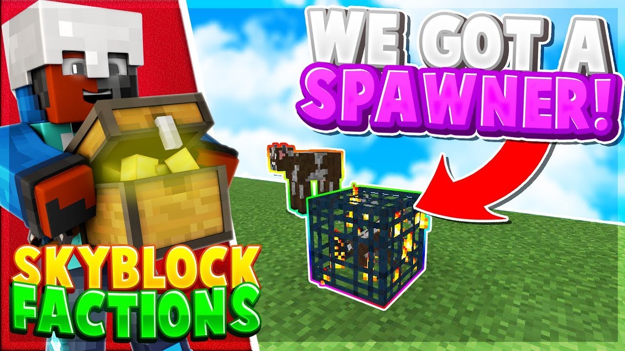 We Got A Spawner! 😱 - Minecraft PE SkyBlock/Factions EP.2 - Minecraft ...