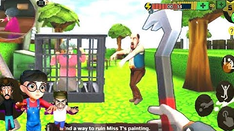 Scary Teacher 3D_New updater-New fun video everyday , gameplay walkthrough  part 23 ( android, ios)