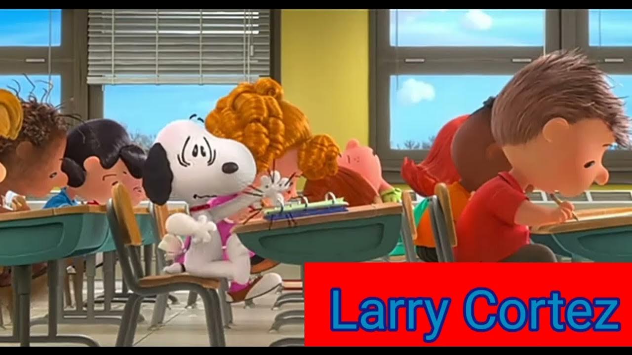 The Peanuts Movie Snoopy Screaming In Class YouTube