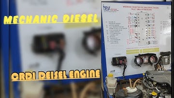 Working Condition of CRDI Diesel Engine with Fault Simulation Board ll Mechanic Diesel ll ITI.