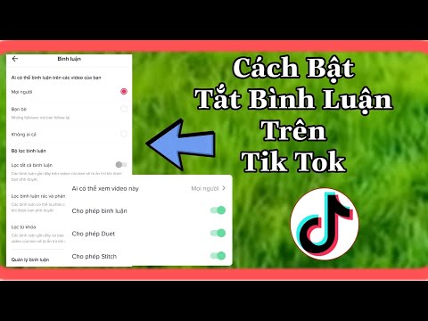 hình ảnh cách mở bình luận trên tiktok