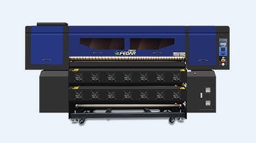 Fedar 1.9m FD61915E Dye Sublimation Textile Printer with 15 Heads