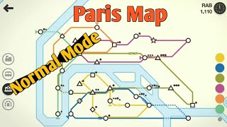 Paris Map (Normal Mode) || Mini Metro screenshot 1