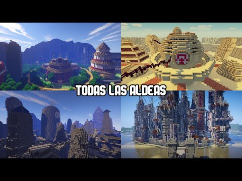 ALL VILLAGES || BEST MAP OF NARUTO FOR MINECRAFT PE || NARUTO MAP FOR MINECRAFT BEDROCK