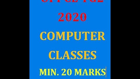 UPPCL TG2 Computer Classes